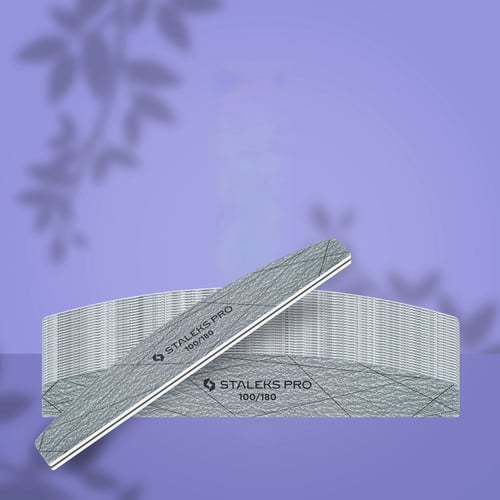 STALEKS Crescent mineral nail file SMART 40 100/180 grit (25 pcs)