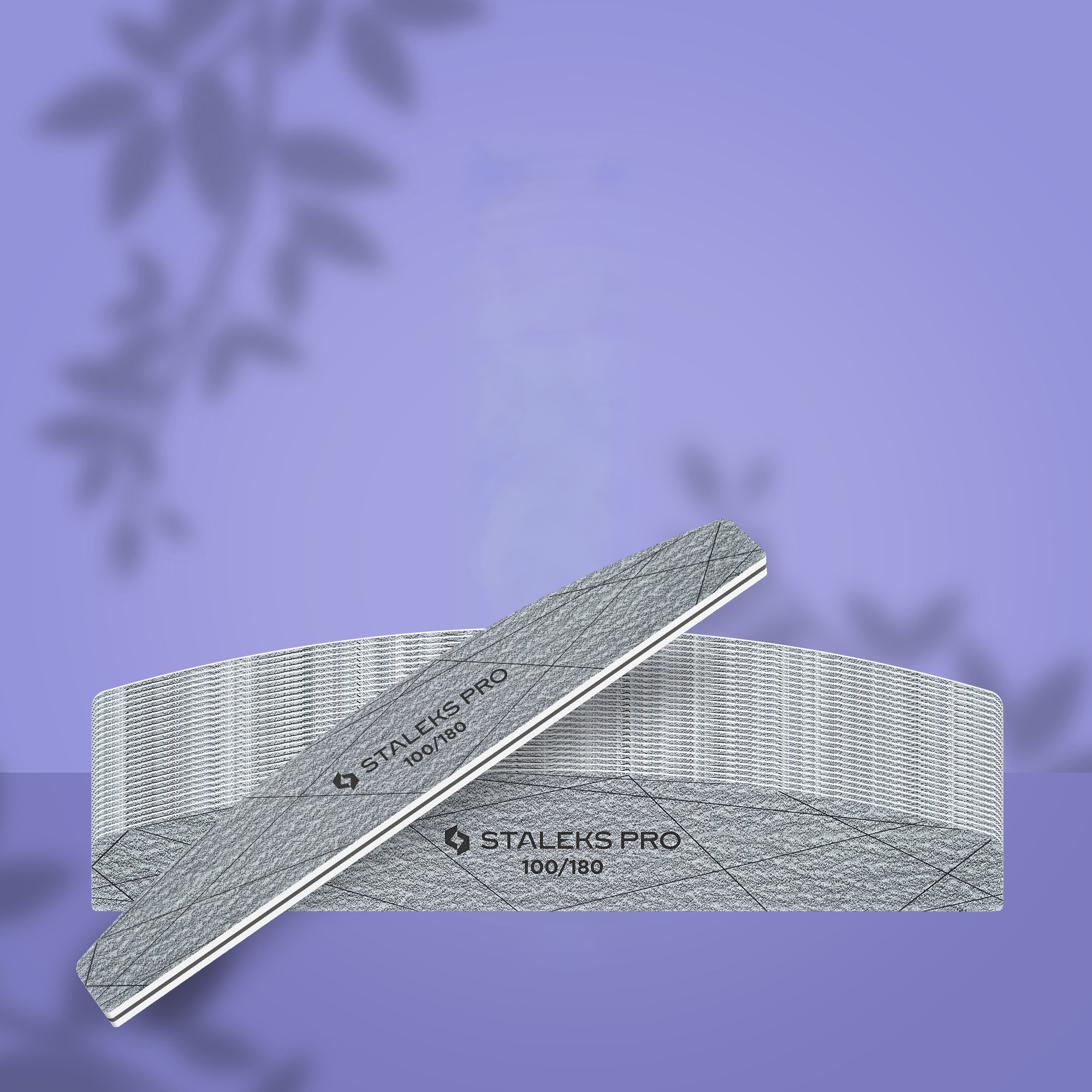 STALEKS Crescent mineral nail file SMART 40 100/180 grit (25 pcs)